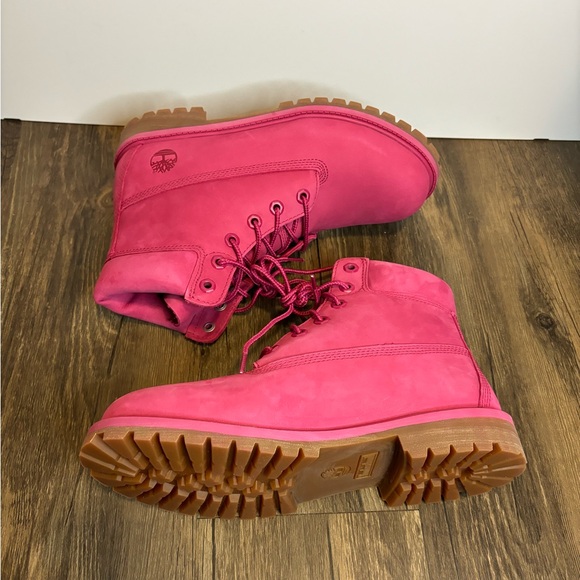 Pink Rare 50th Anniversary Timberland Boots - Picture 4 of 6